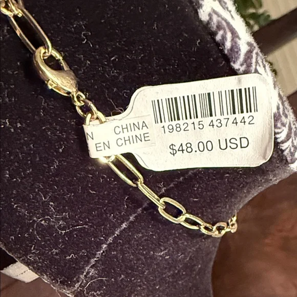 NWT Flower Power Gold Maxamillion Charm Necklace with Multicolor Accents - Picture 7 of 10